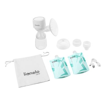 Lionelo - Elektrinė įkraunama pientraukė FIDI ONE 5V 1000 mAh 180 ml