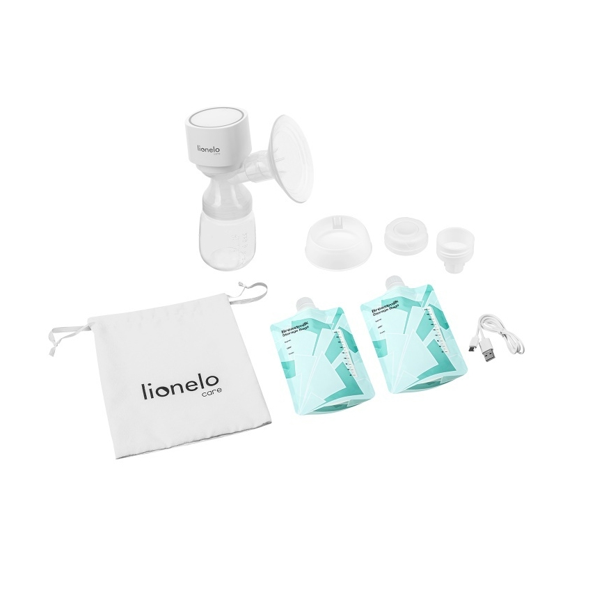 Lionelo - Elektrinė įkraunama pientraukė FIDI ONE 5V 1000 mAh 180 ml