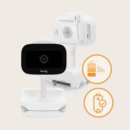 Lionelo - Įkraunamas kūdikio monitorius BABYLINE GO 5V 3350 mAh