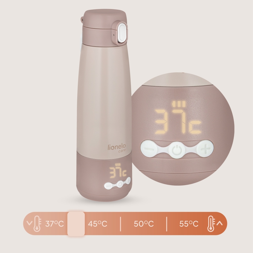 Lionelo - Įkraunamas pieno šildytuvas THERMUP 55W/5V