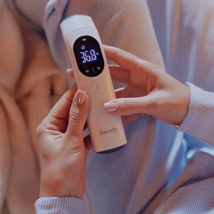 Lionelo - Infraraudonųjų spindulių termometras FEVERSCAN 2xAAA