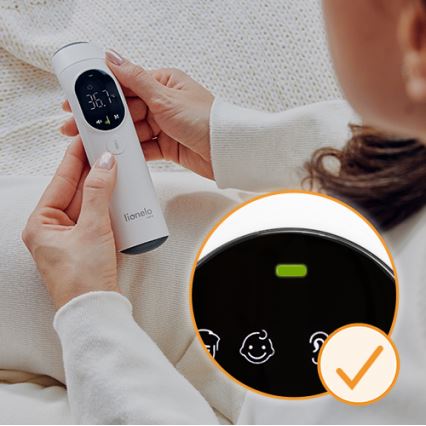 Lionelo - Infraraudonųjų spindulių termometras FEVERSCAN 2xAAA