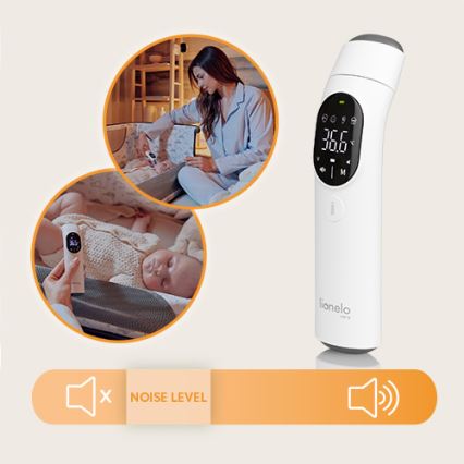 Lionelo - Infraraudonųjų spindulių termometras FEVERSCAN 2xAAA