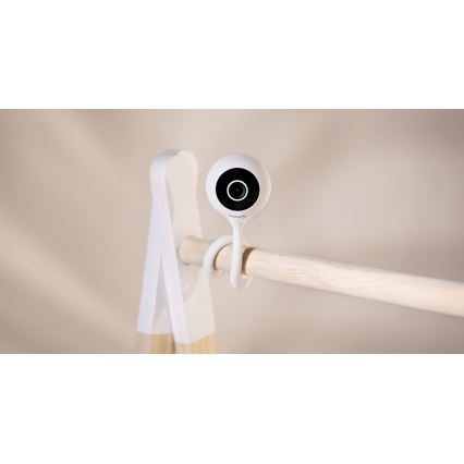 Lionelo - išmanus kūdikio monitorius BABYLINE SMART Wi‑Fi, baltas