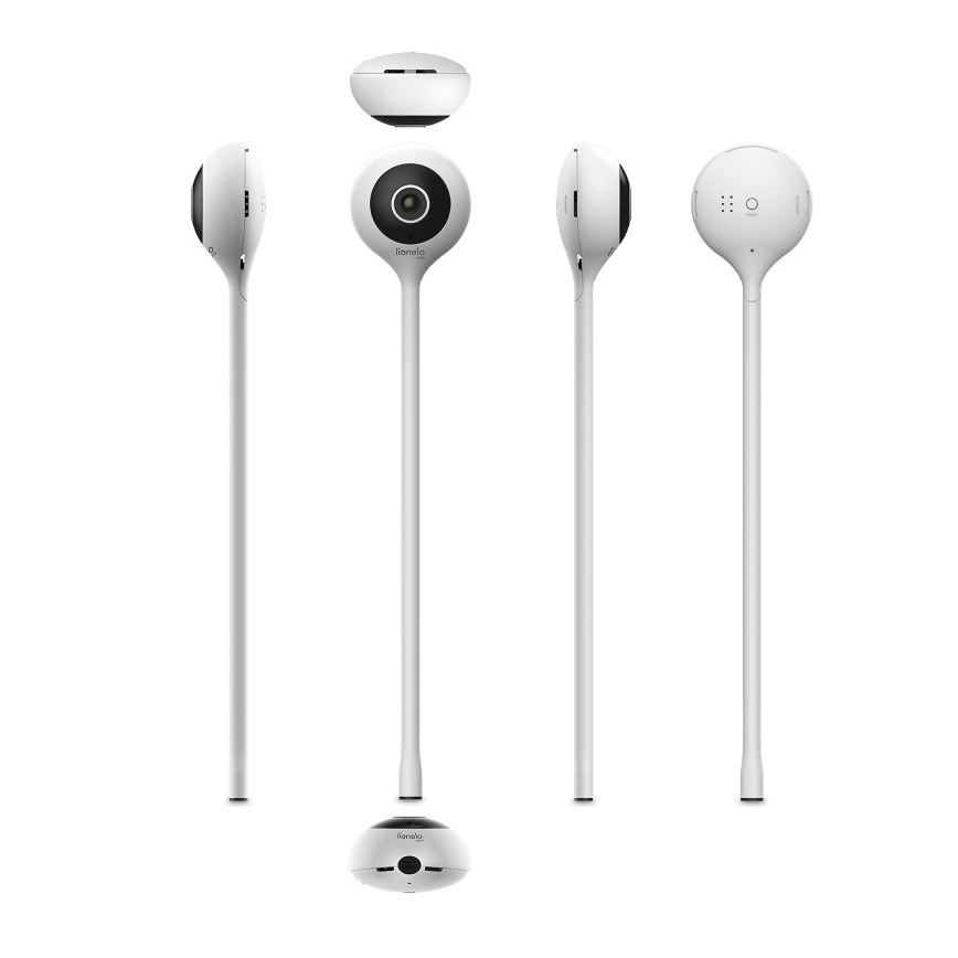 Lionelo - išmanus kūdikio monitorius BABYLINE SMART Wi‑Fi, baltas