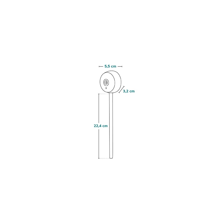 Lionelo - išmanus kūdikio monitorius BABYLINE SMART Wi‑Fi, baltas
