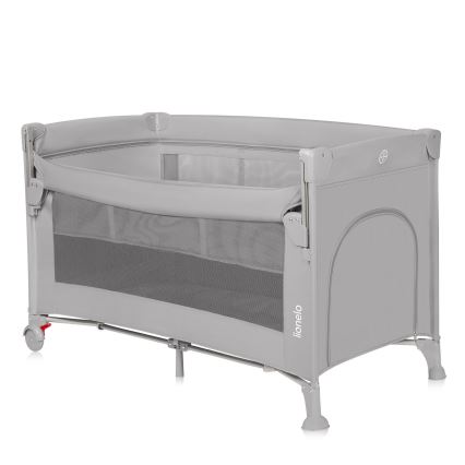 Lionelo - Kelioninė lovelė 3 viename ELLEN Grey Concrete