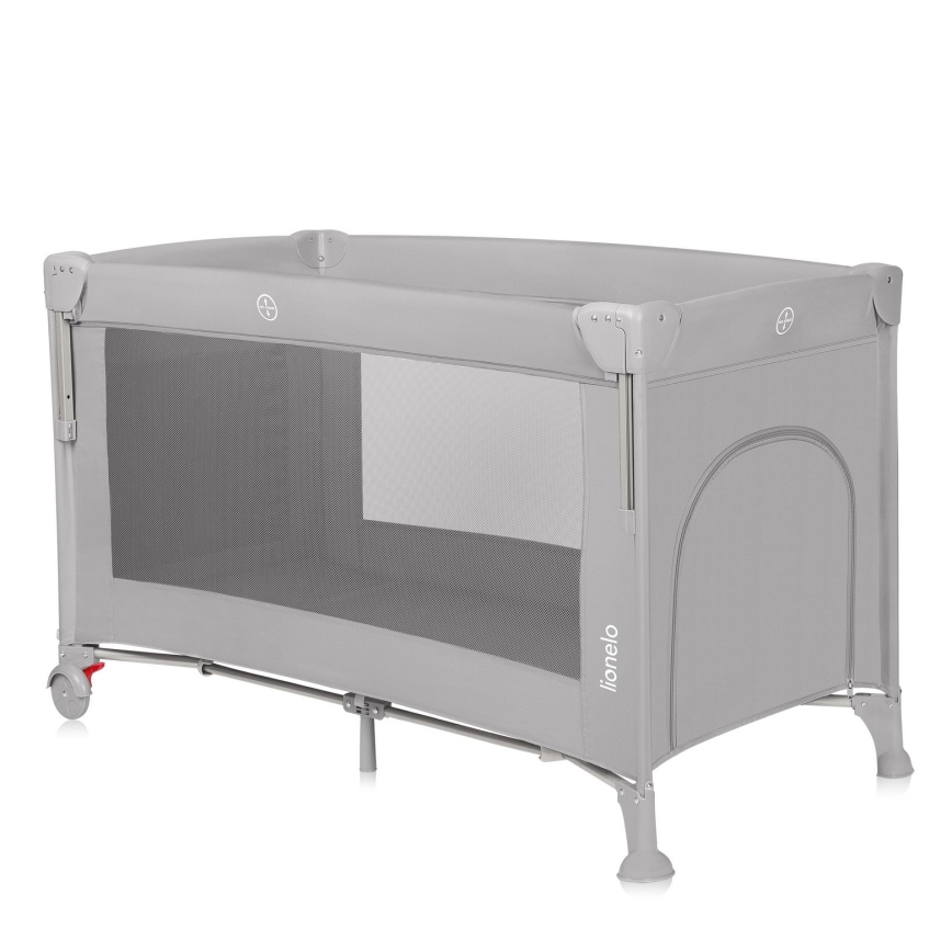 Lionelo - Kelioninė lovelė 3 viename ELLEN Grey Concrete