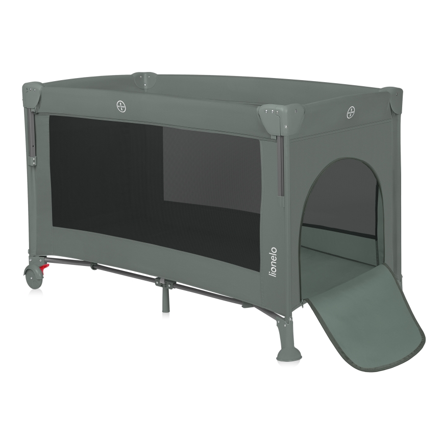 Lionelo - kelioninė lovelė 3 viename ELLEN šalavijų žalia