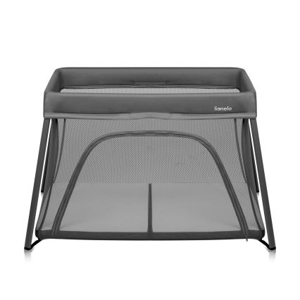 Lionelo - kelioninė lovelė 3in1 ALICE pilka