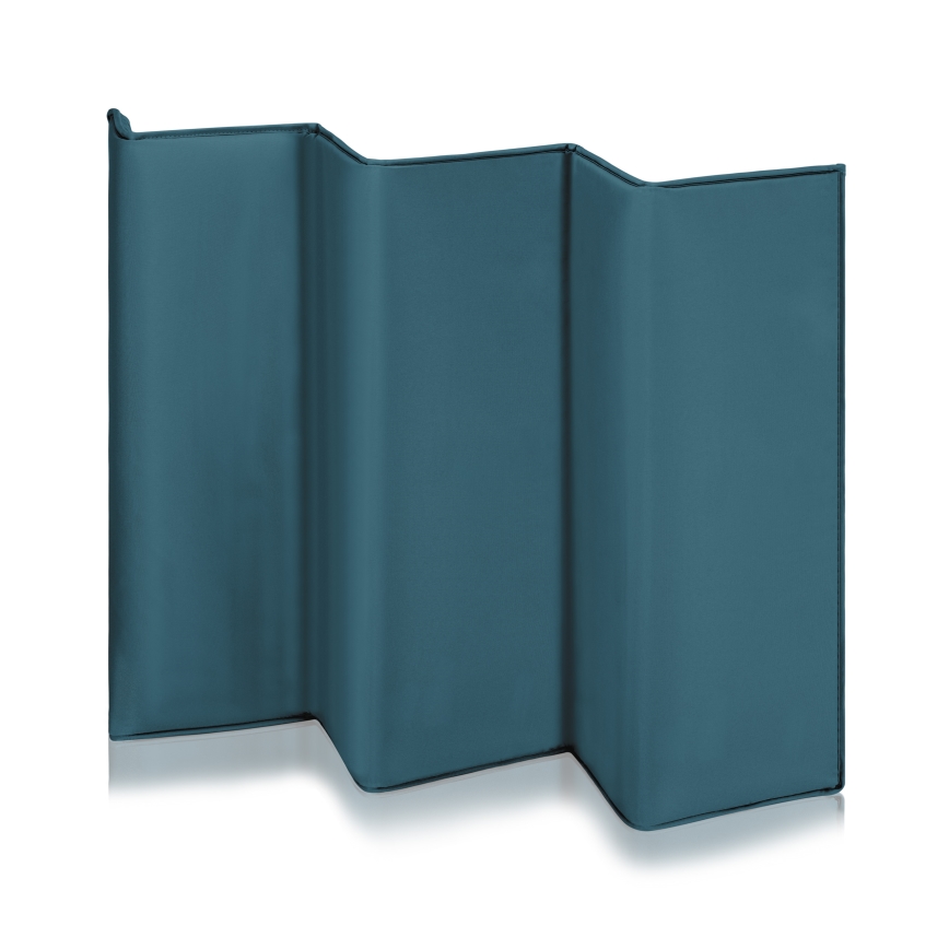 Lionelo - kelioninė lovelė FLOWER, žalia/tirkizinė