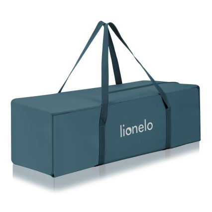 Lionelo - Kelioninė lovelė FLOWER žalia/turkio