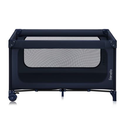 Lionelo - Kelioninė lovelė JASMIN EASY FOLD tamsiai mėlyna