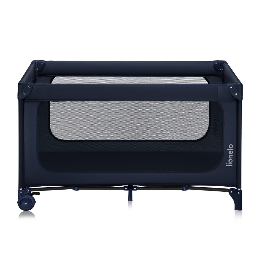 Lionelo - Kelioninė lovelė JASMIN EASY FOLD tamsiai mėlyna