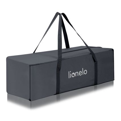 Lionelo - kelioninė lovelė LAURA betono pilka