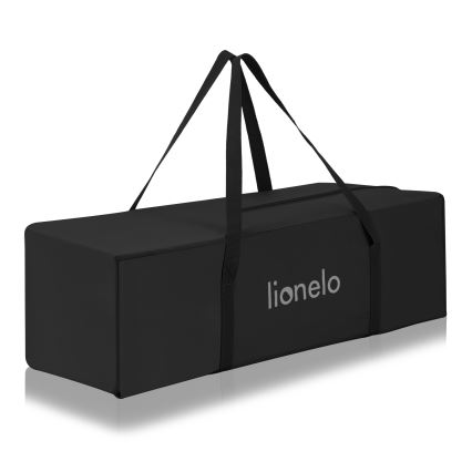 Lionelo - kelioninė lovelė LAURA juoda Carbon