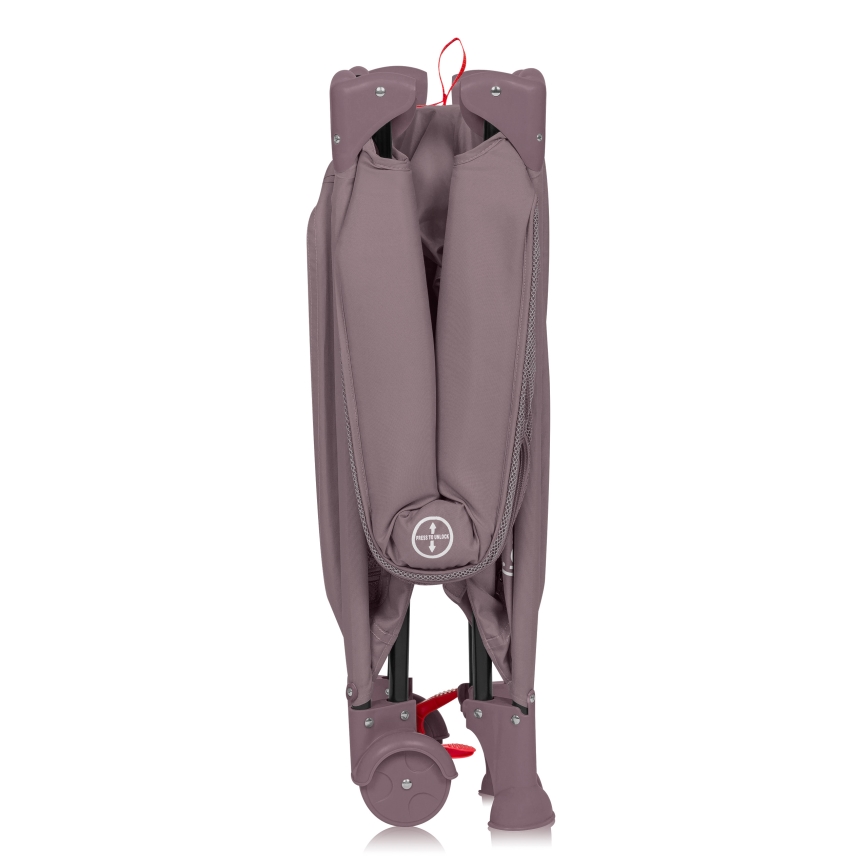 Lionelo - Kelioninė lovelė LAURA Pink Nude