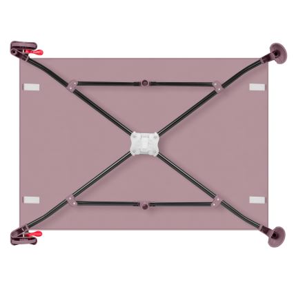 Lionelo - Kelioninė lovelė LAURA Pink Nude