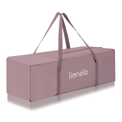 Lionelo - Kelioninė lovelė LAURA Pink Nude