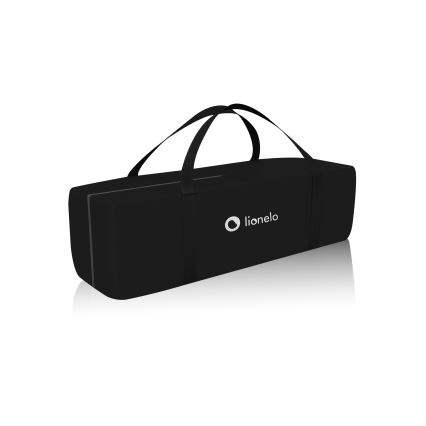 Lionelo - Kelioninė lovelė STEFI Black Carbon