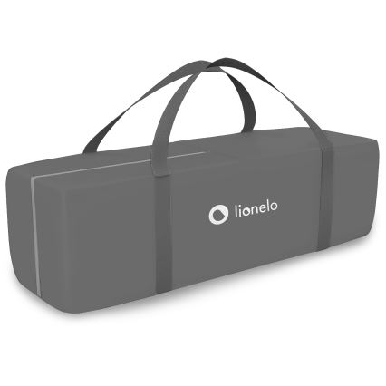 Lionelo - Kelioninė lovelė STEFI PLUS pilka balta