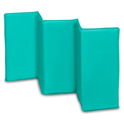 Lionelo - Kelioninė lovelė SVEN PLUS pilka/tirkizinė