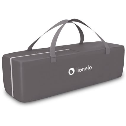 Lionelo - Kelioninė lovelė SVEN PLUS pilka/tirkizinė