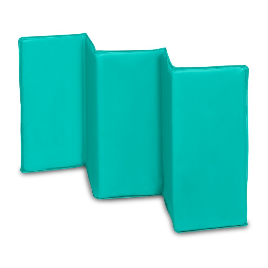 Lionelo - kelioninė lovelė SVEN PLUS, pilka/turkio spalvos