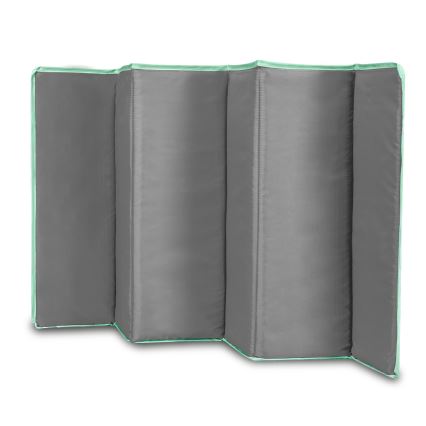 Lionelo - Kelioninė lovytė FLOWER turkio spalvos