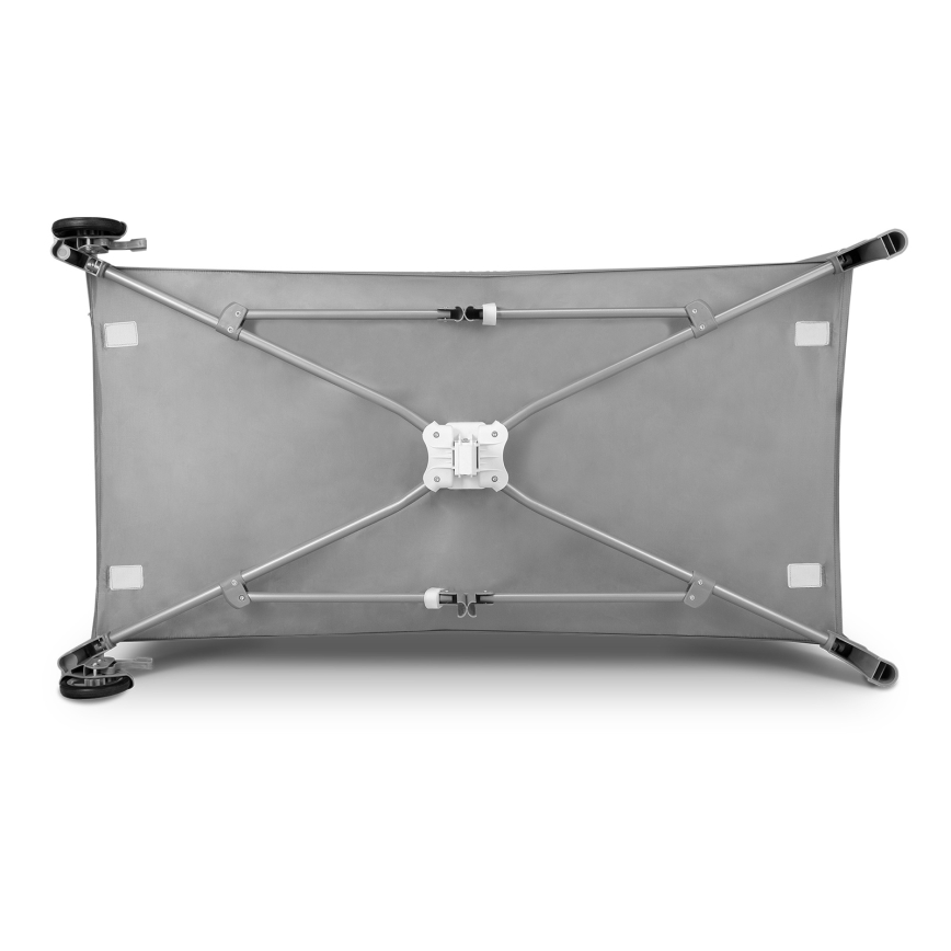 Lionelo - Kelioninė lovytė FLOWER turkio spalvos