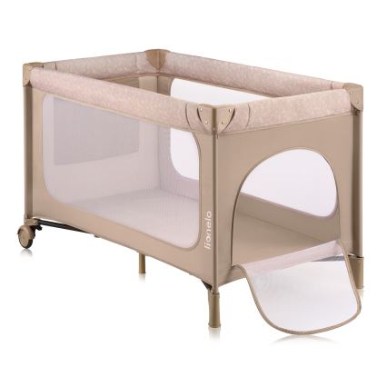 Lionelo - Kelioninė lovytė JASMIN EASY FOLD, smėlio spalvos