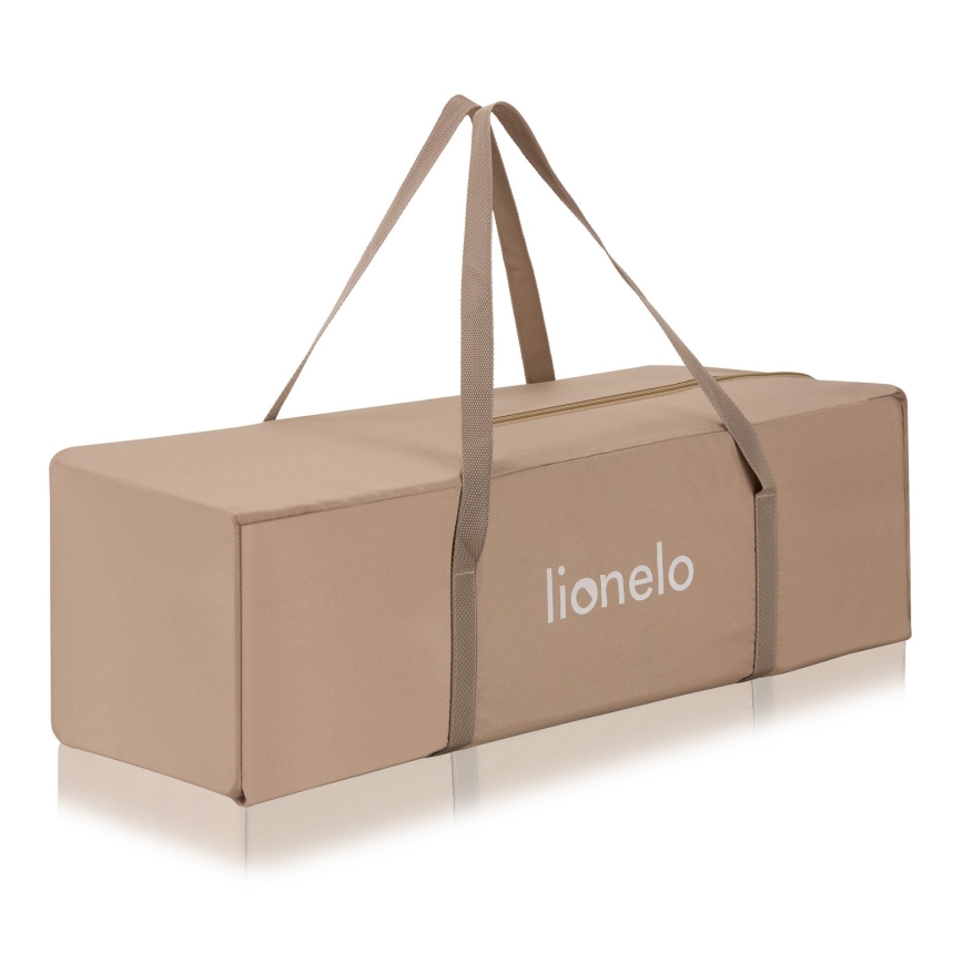 Lionelo - Kelioninė lovytė JASMIN EASY FOLD, smėlio spalvos