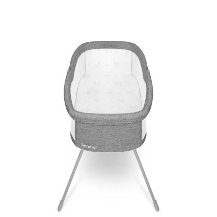 Lionelo - Kelioninė lovytė MALIN Grey Stone