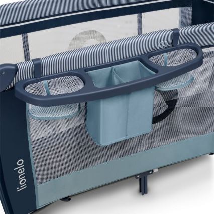 Lionelo - kelioninė lovytė SVEN PLUS mėlyna