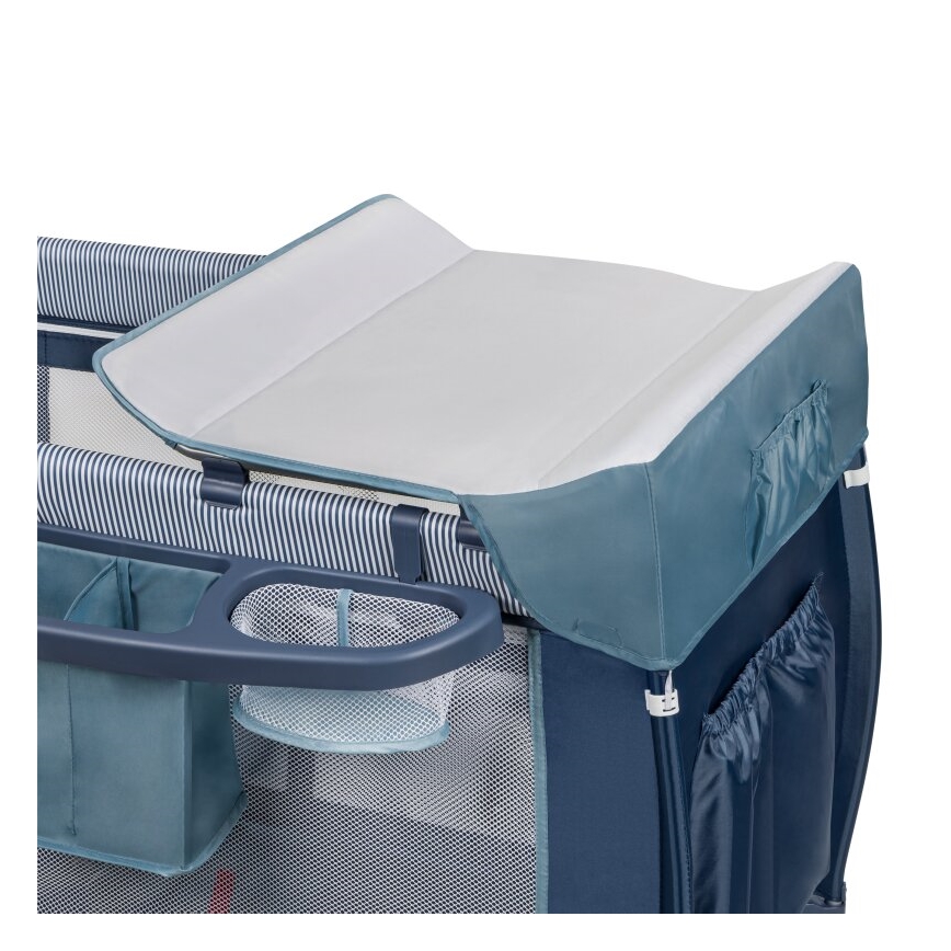 Lionelo - kelioninė lovytė SVEN PLUS mėlyna