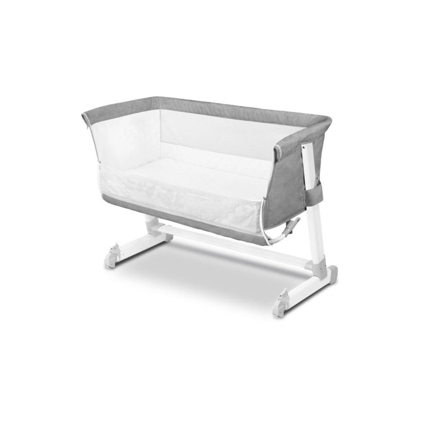 Lionelo - Kelioninė lovytė THEO Concrete