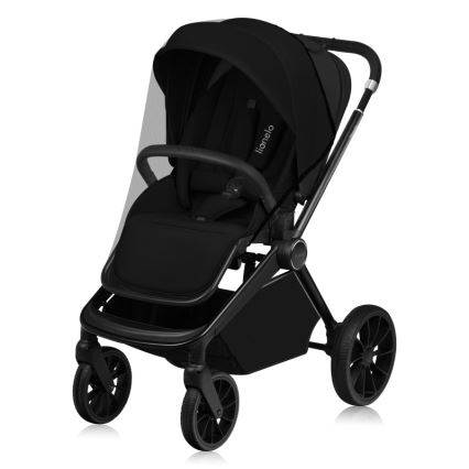 Lionelo - Kombinuotas 2 in 1 vežimėlis MIKA PLUS Black Onyx