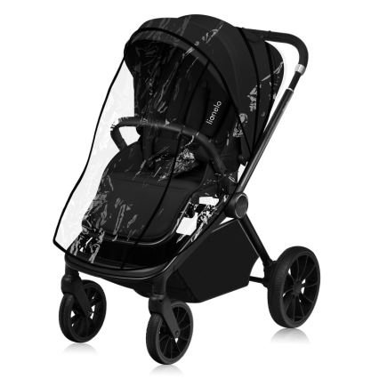 Lionelo - Kombinuotas 2 in 1 vežimėlis MIKA PLUS Black Onyx