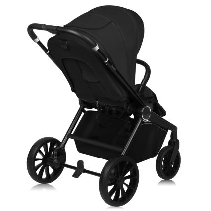 Lionelo - Kombinuotas 2 in 1 vežimėlis MIKA PLUS Black Onyx
