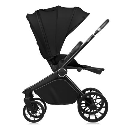 Lionelo - Kombinuotas 2 in 1 vežimėlis MIKA PLUS Black Onyx