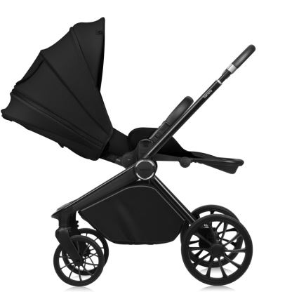 Lionelo - Kombinuotas 2 in 1 vežimėlis MIKA PLUS Black Onyx