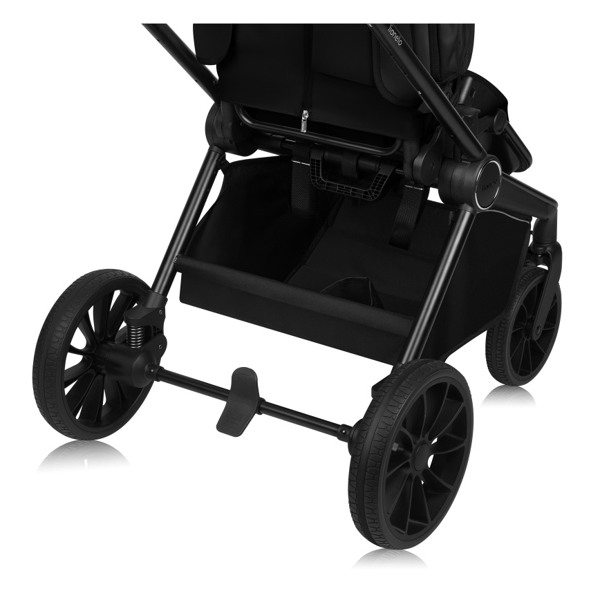Lionelo - Kombinuotas 2 in 1 vežimėlis MIKA PLUS Black Onyx