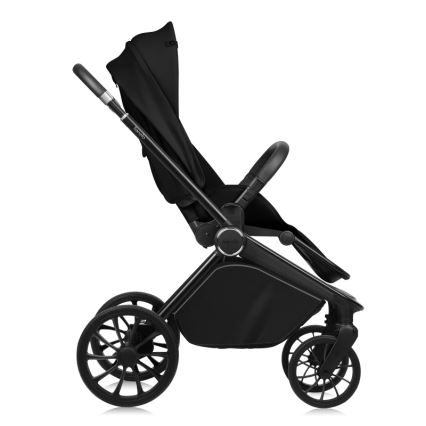 Lionelo - Kombinuotas 2 in 1 vežimėlis MIKA PLUS Black Onyx