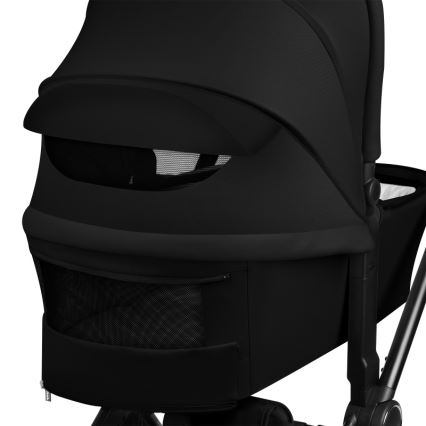Lionelo - Kombinuotas 2 in 1 vežimėlis MIKA PLUS Black Onyx