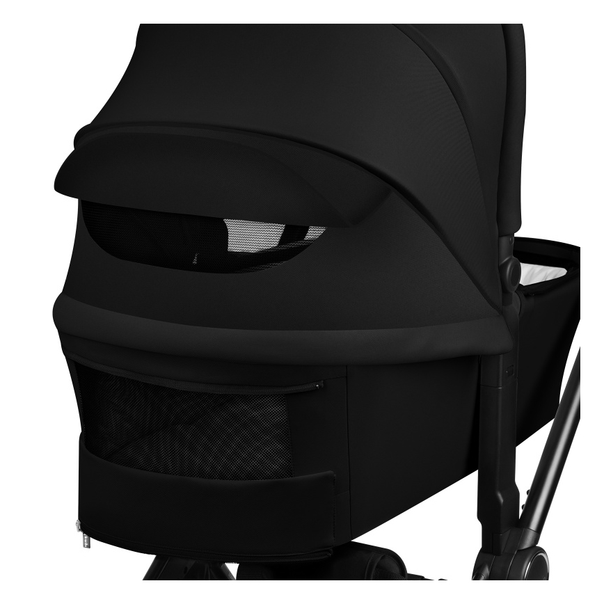 Lionelo - Kombinuotas 2 in 1 vežimėlis MIKA PLUS Black Onyx
