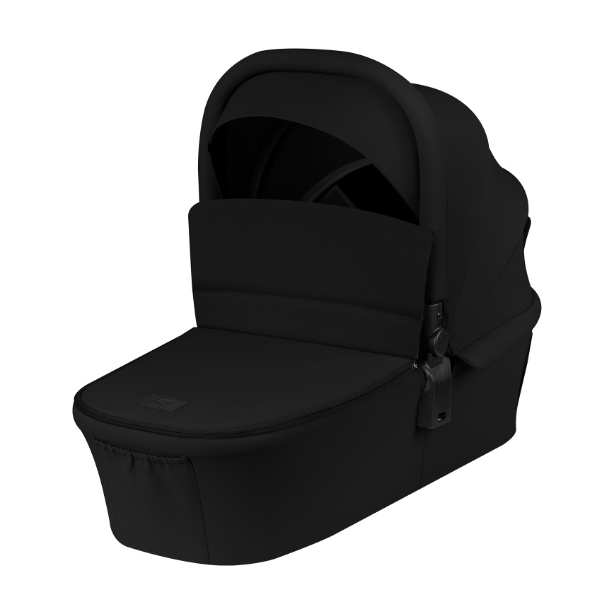Lionelo - Kombinuotas 2 in 1 vežimėlis MIKA PLUS Black Onyx