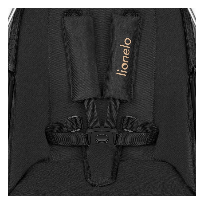 Lionelo - Kombinuotas 2in1 vežimėlis AMBER Black Onyx