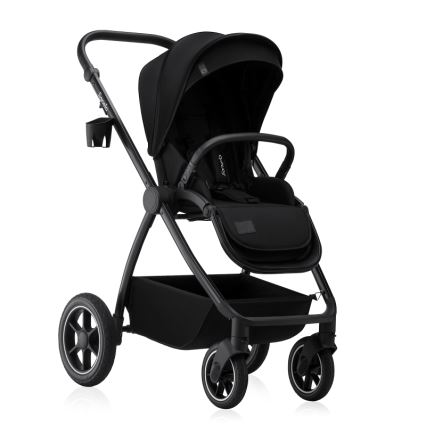 Lionelo - Kombinuotas 2in1 vežimėlis MERIL Juodasis oniksas