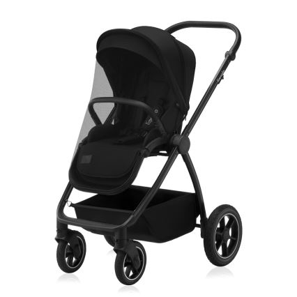 Lionelo - Kombinuotas 2in1 vežimėlis MERIL Juodasis oniksas