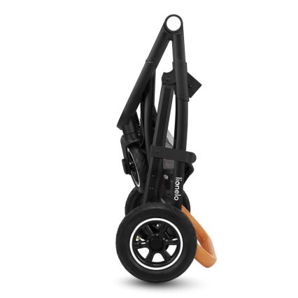 Lionelo – kombinuotas 3 in 1 vežimėlis AMBER, pilka grafito